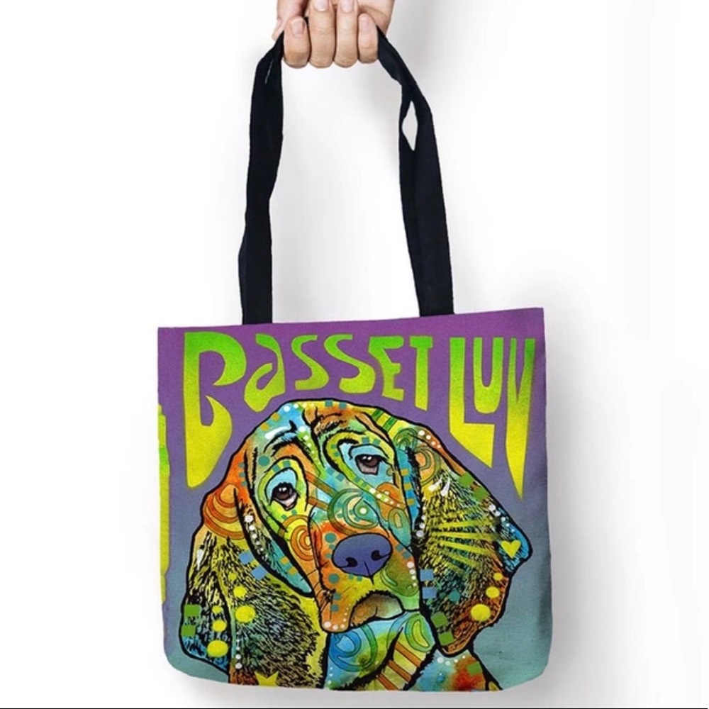 Basset Hound Tote Bag